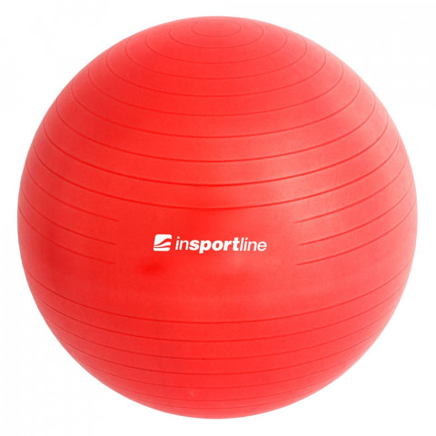 Gimnastikos kamuolys + pompa inSPORTline Top Ball 45cm - Red