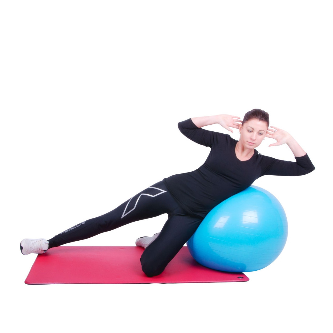 Gimnastikos kamuolys + pompa inSPORTline Top Ball 45cm - Green 8