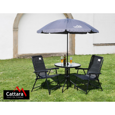 Sulankstomas skėtis Cattara Terst 180 cm – pilkas 7