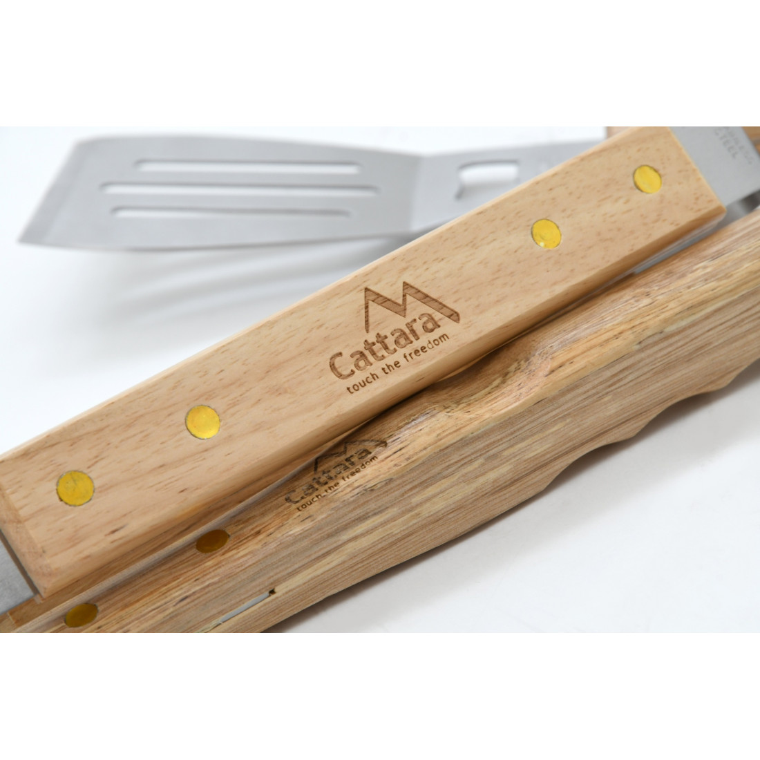 Grilio įrankių rinkinys Cattara Wood – 3 vnt. 2