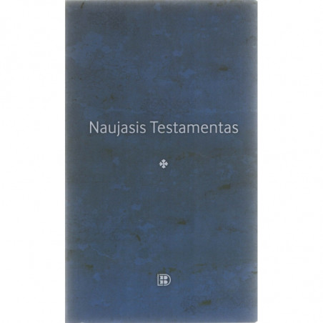 NAUJASIS TESTAMENTAS stambiu šriftu