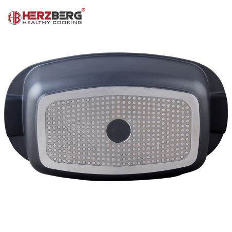 Herzberg HG-7032RG: Kepimo indas su marmurine danga, 32 cm 3