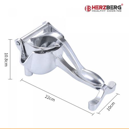 Herzberg HG-8108: Aluminum Manual Lemon Squeezer 3