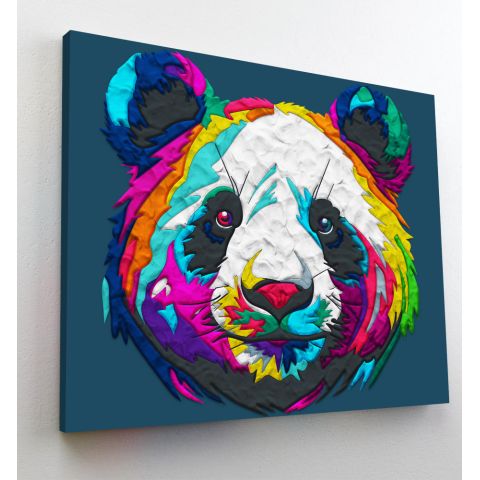 Splat Planet paveikslas iš modelino, Panda 30x40cm