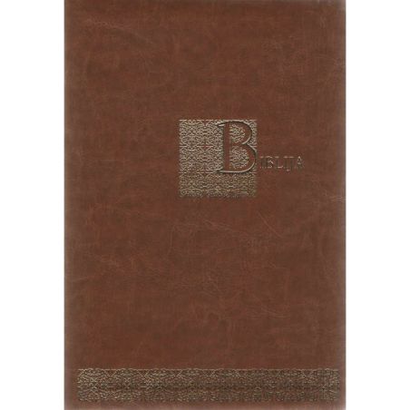 Biblija didelėmis raidėmis, 18x24,5 cm, kanoninė lanksčiais viršeliais 2024 m.