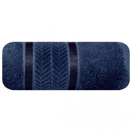 Veliūrinis bambukinis vonios rankšluostis "MIROKO" (tamsiai mėlyna) 3