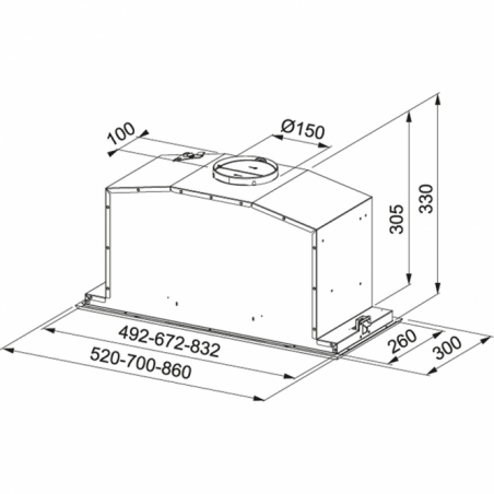 Įmontuojamas gartraukis FRANKE Box+Glass FBI 737 XS/WH (305.0528.841)_1